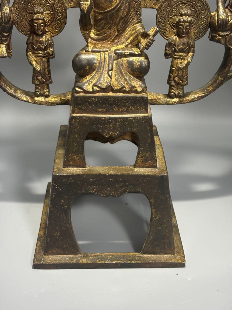 ポ*ン様 仏教古美術 純銅 文化遺産 文化財仏像伝承　 仏像 伝統的デザイン