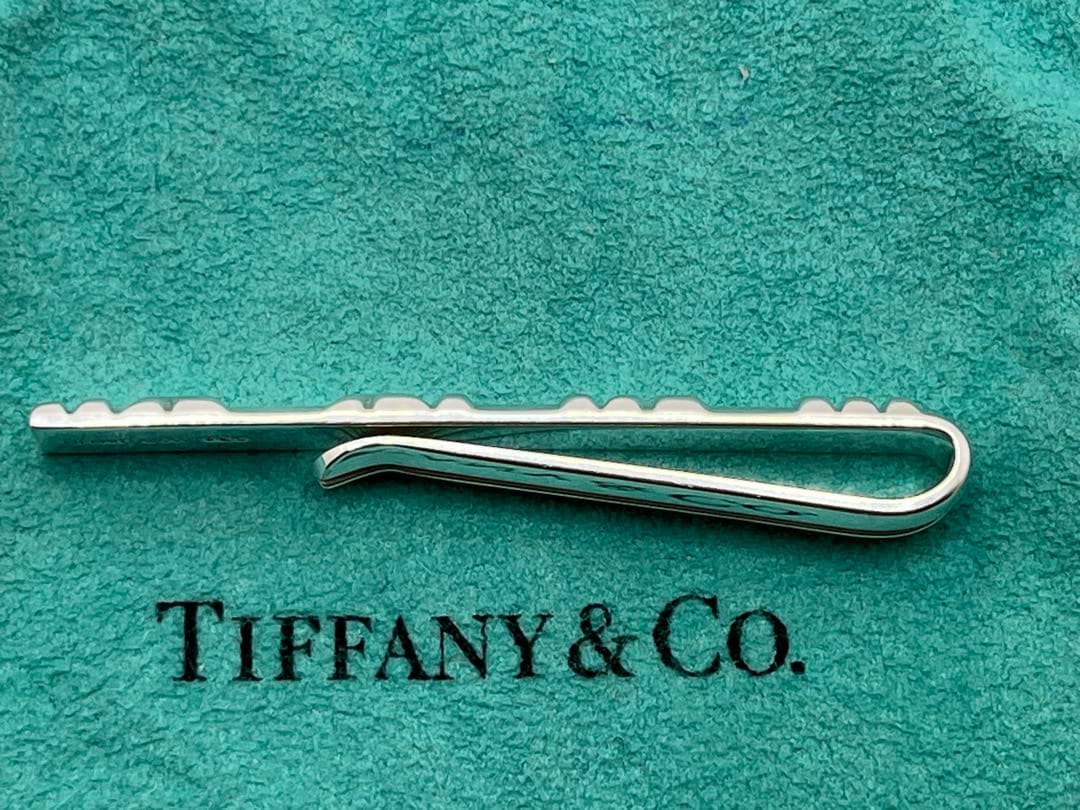 c367 美品　ティファニー　アトラス　1995 ネクタイピン　シルバー　925
