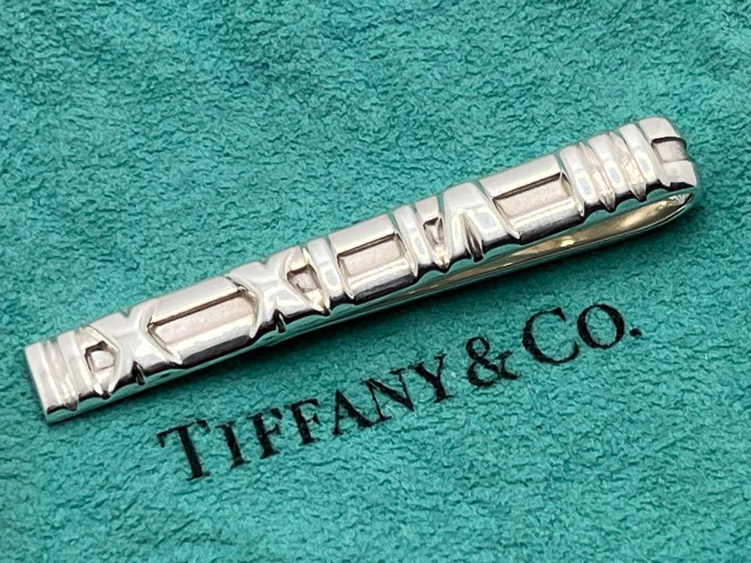 c367 美品　ティファニー　アトラス　1995 ネクタイピン　シルバー　925