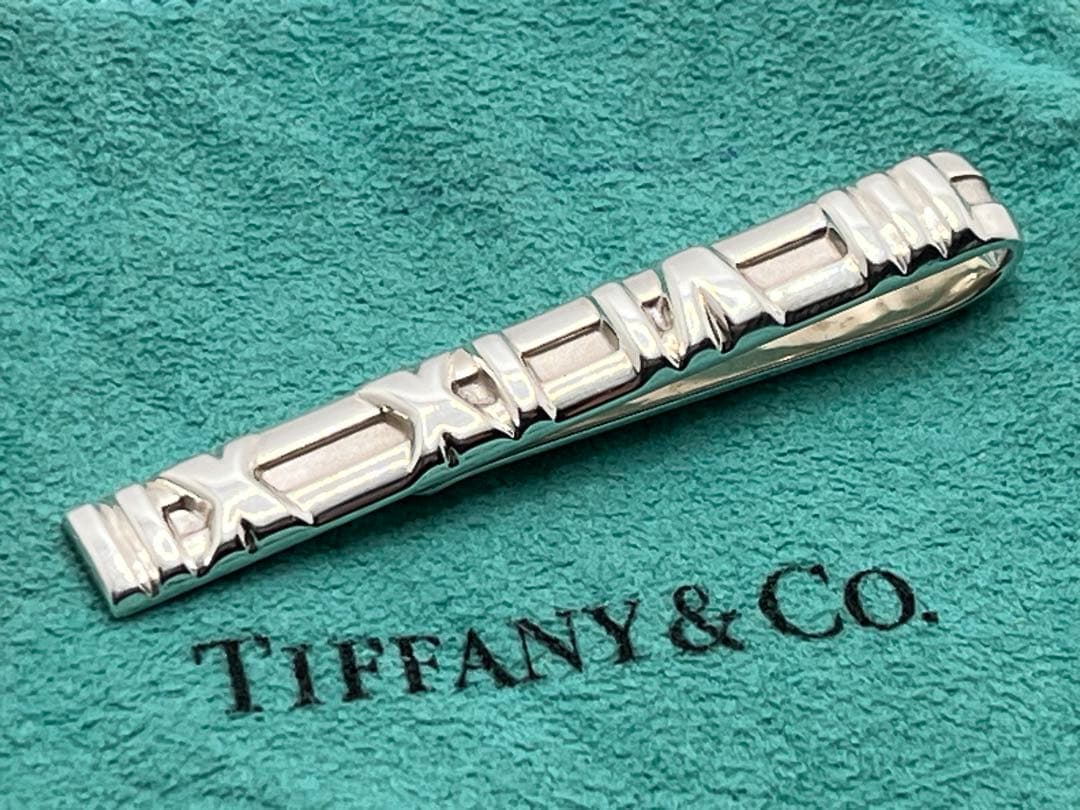 c367 美品　ティファニー　アトラス　1995 ネクタイピン　シルバー　925
