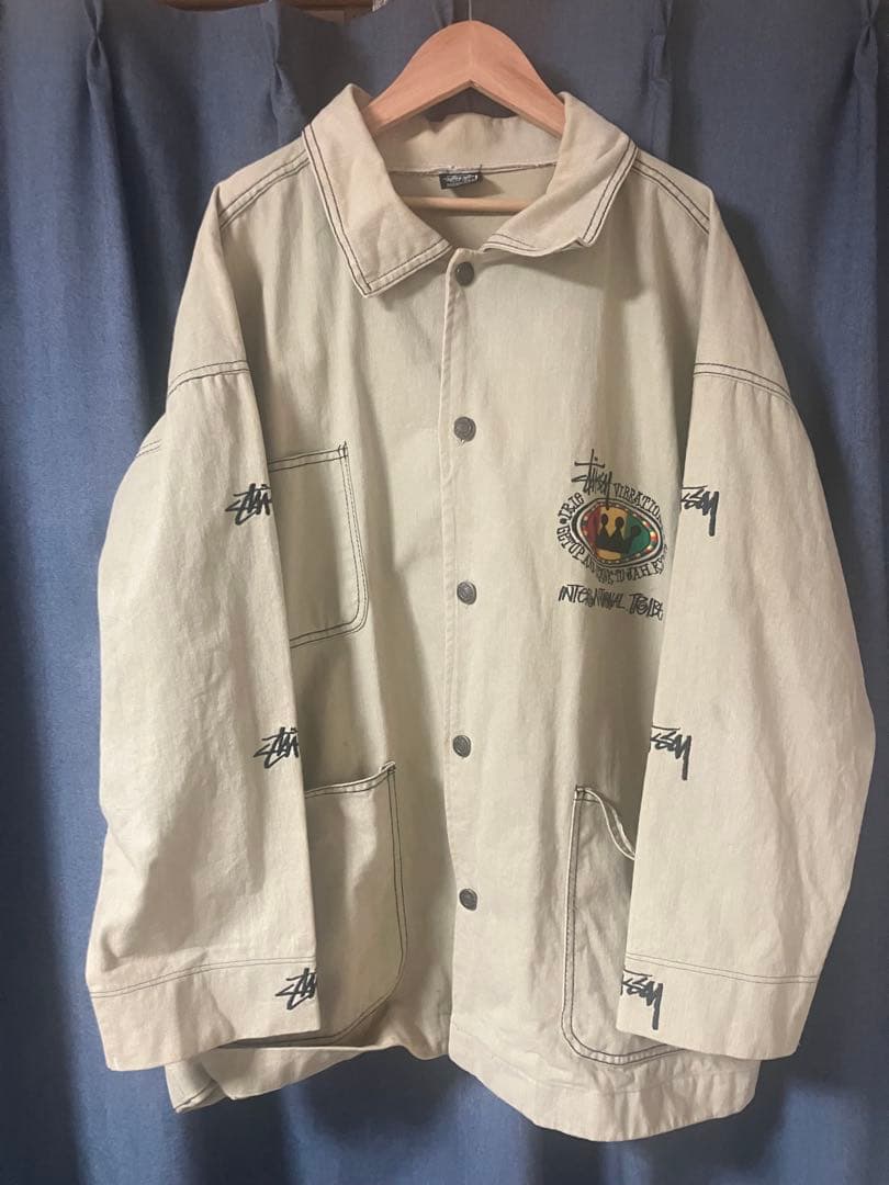 90s old stussy カバーオール