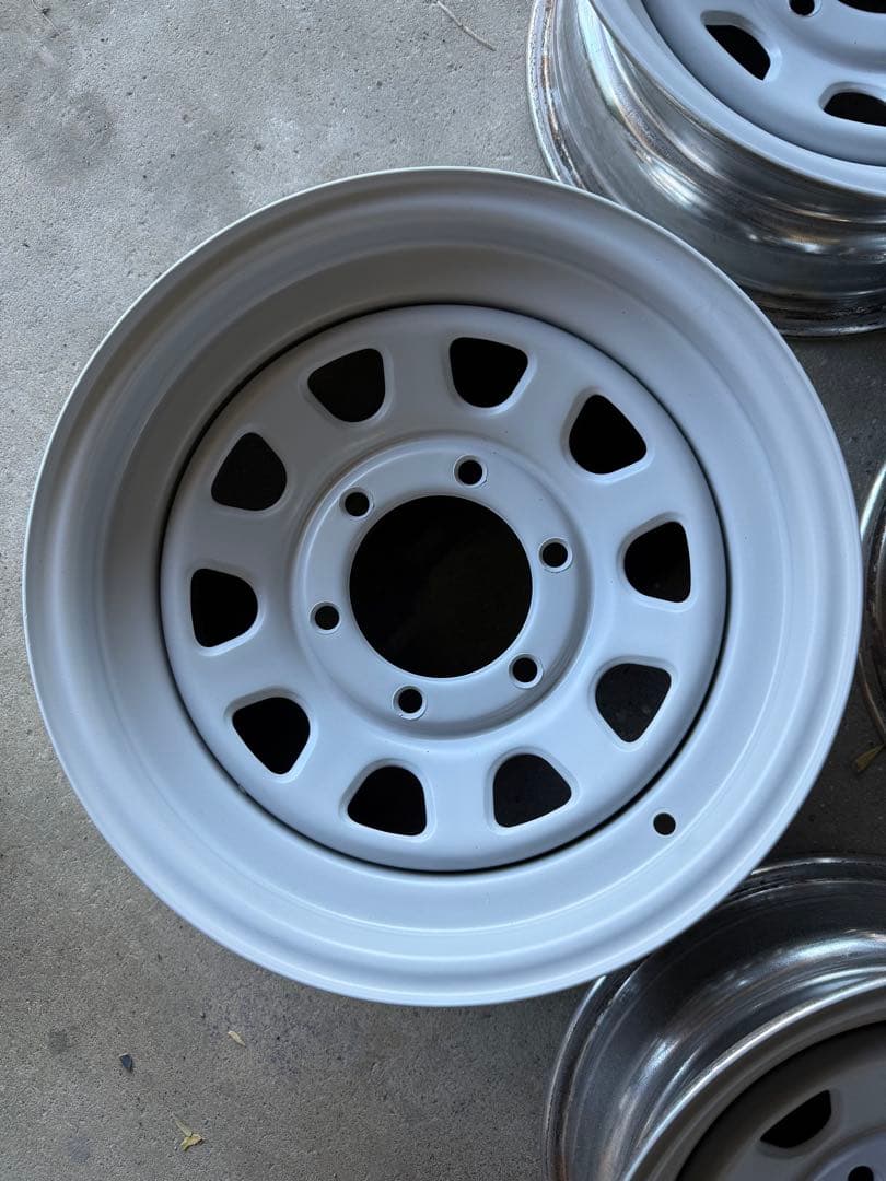 お好きな色にすぐ塗れます！ デイトナ 15インチ 6穴 pcd139.7 7j