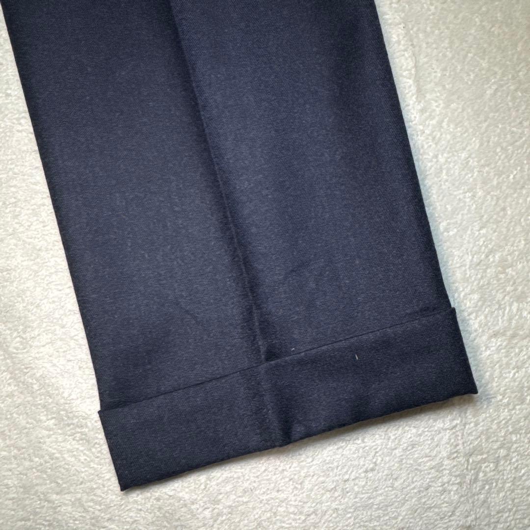 21 秋冬　未使用　インコテックス　スラックス　ネイビー　50 XL フランネル