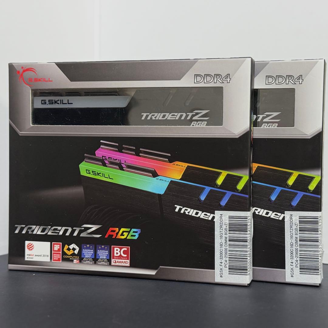 メモリー G.SKILL Trident Z RGB 32GB (8GBx4) DDR4