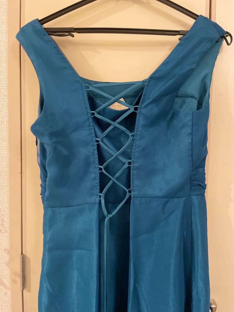 ロングドレス　エメラルドグリーン　演奏会