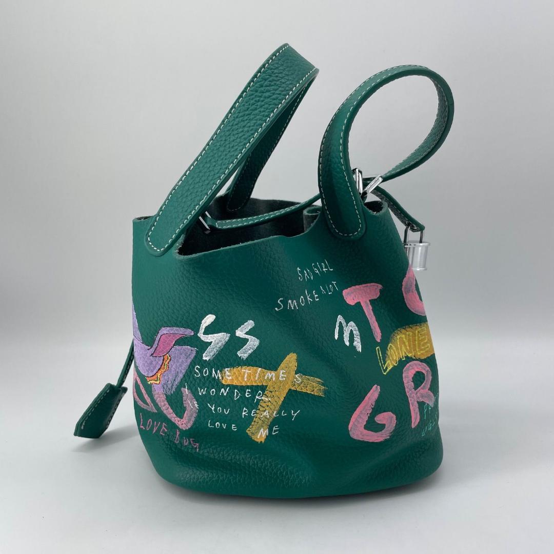 17580✨ゲルニカ CUBE BAG S ダンポ マービンザマーシャン