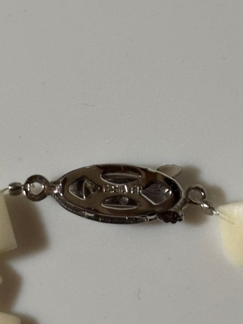 ネックレス サンゴ 本珊瑚 GSILVER 刻印&ブレスレットセット