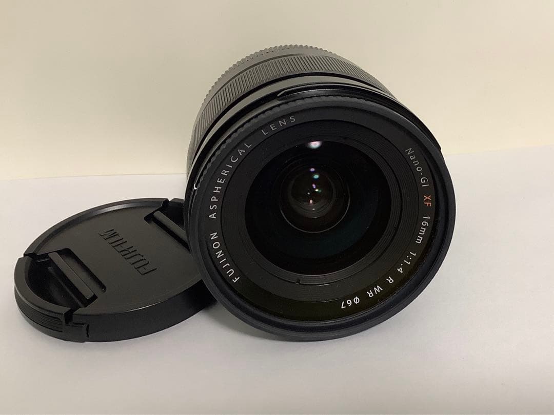 Fujifilm XF16mm F1.4 R WR レンズ　元箱　社外角形フード
