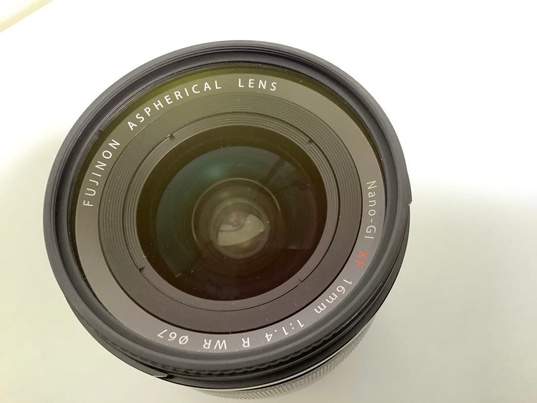 Fujifilm XF16mm F1.4 R WR レンズ　元箱　社外角形フード
