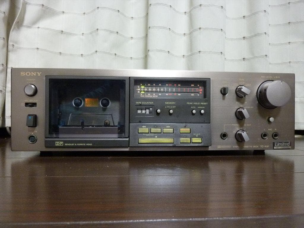 SONY ソニー カセットデッキ TC-K61 限定モデル 修理済 全機能動作