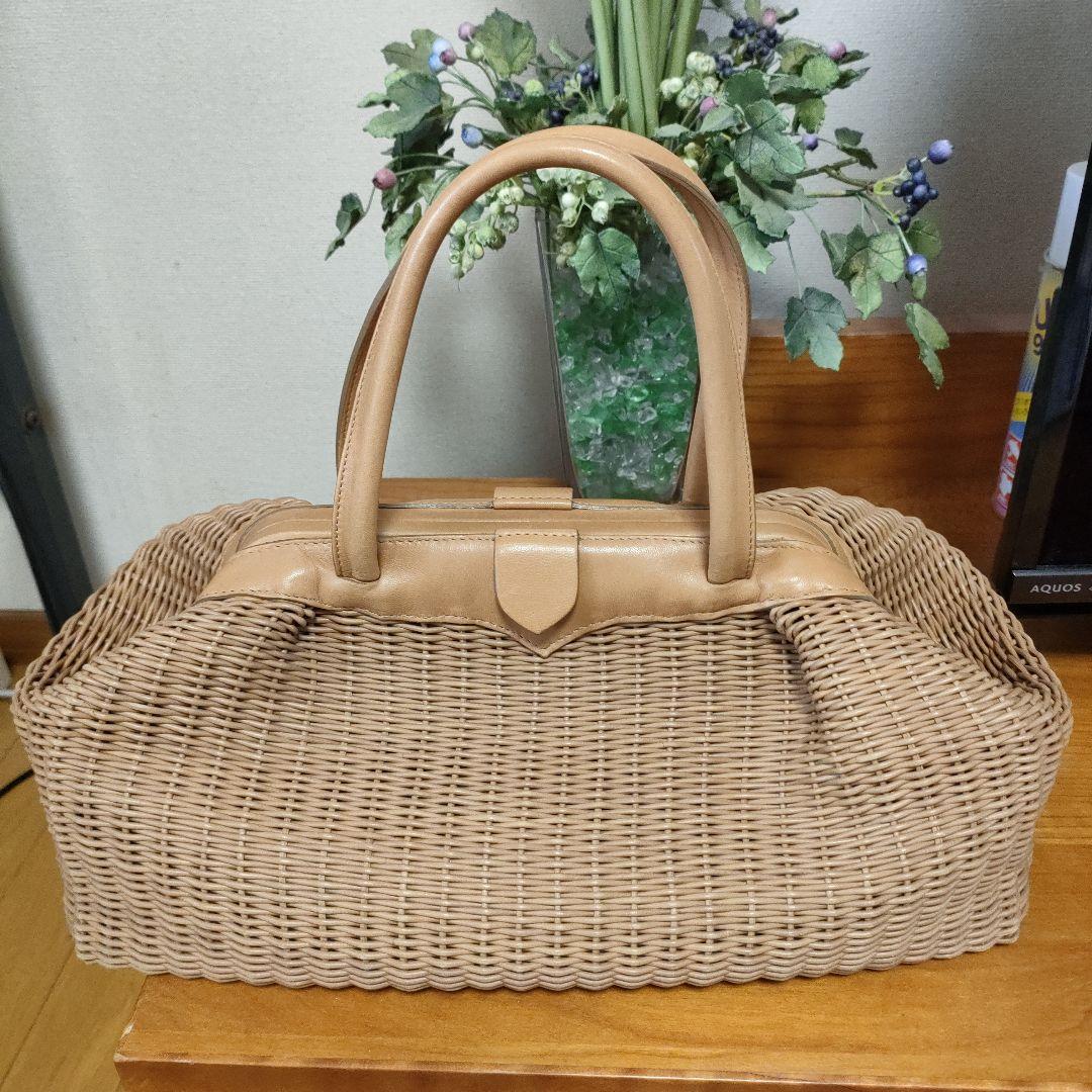 FALORNI ファロルニ かごバッグ ハンドバッグ イタリア製