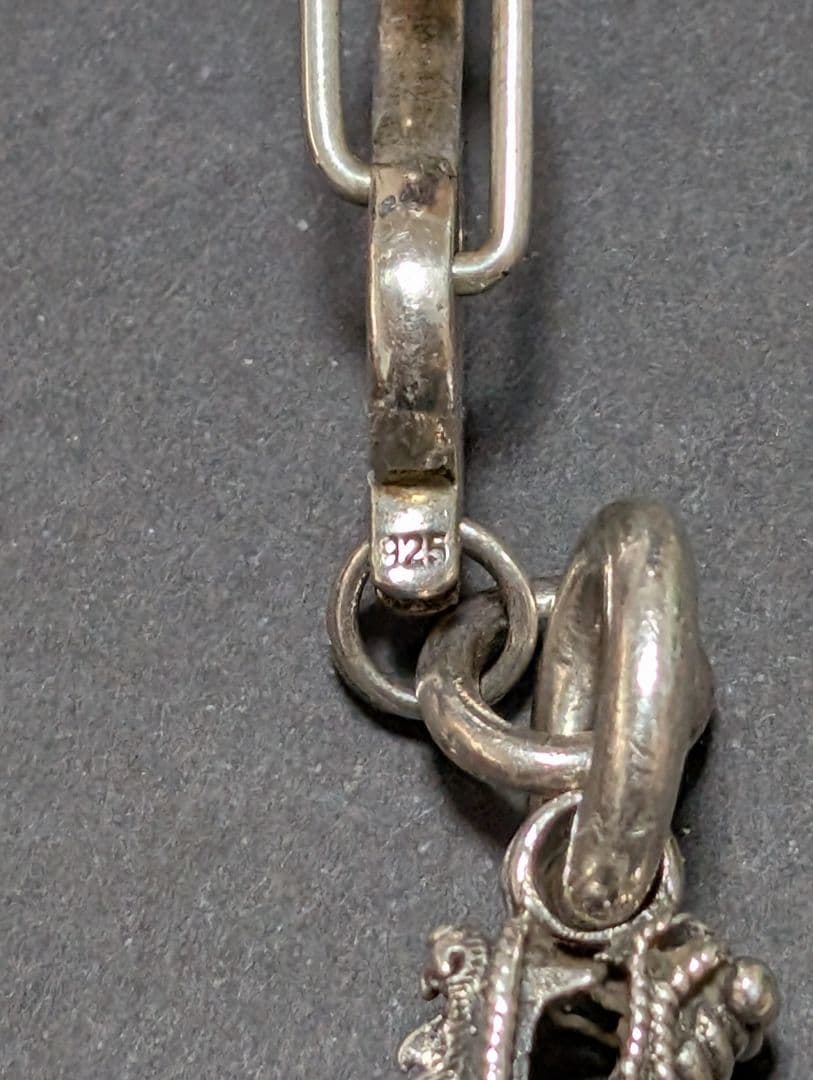 専用　ヴィンテージ シルバー925 ウォレットチェーン　ドラゴン　格安