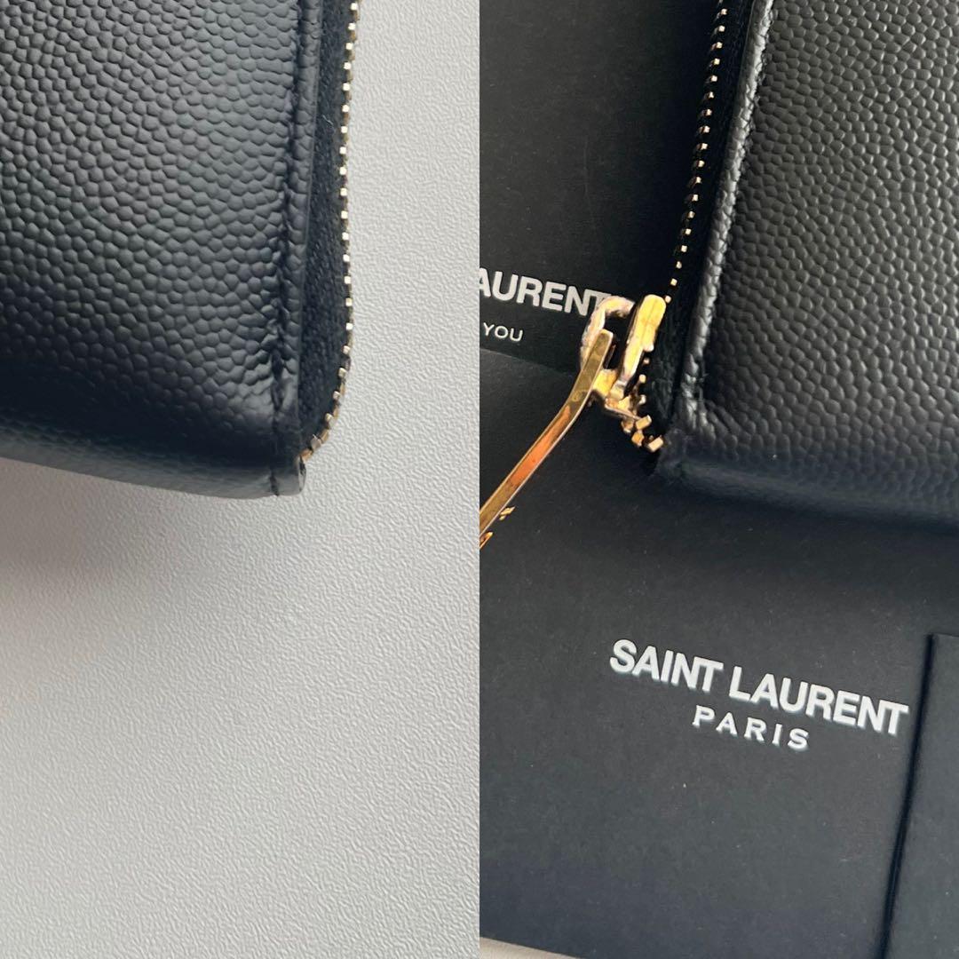 93 美品 SAINTLAURENT イヴサンローラン 長財布