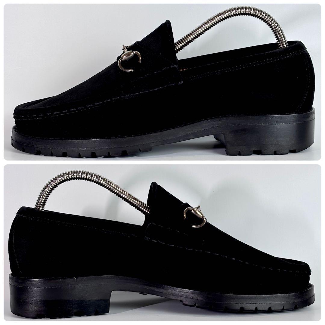 GUCCI グッチ ホースビット ローファー スエード コマンドソール 23.5