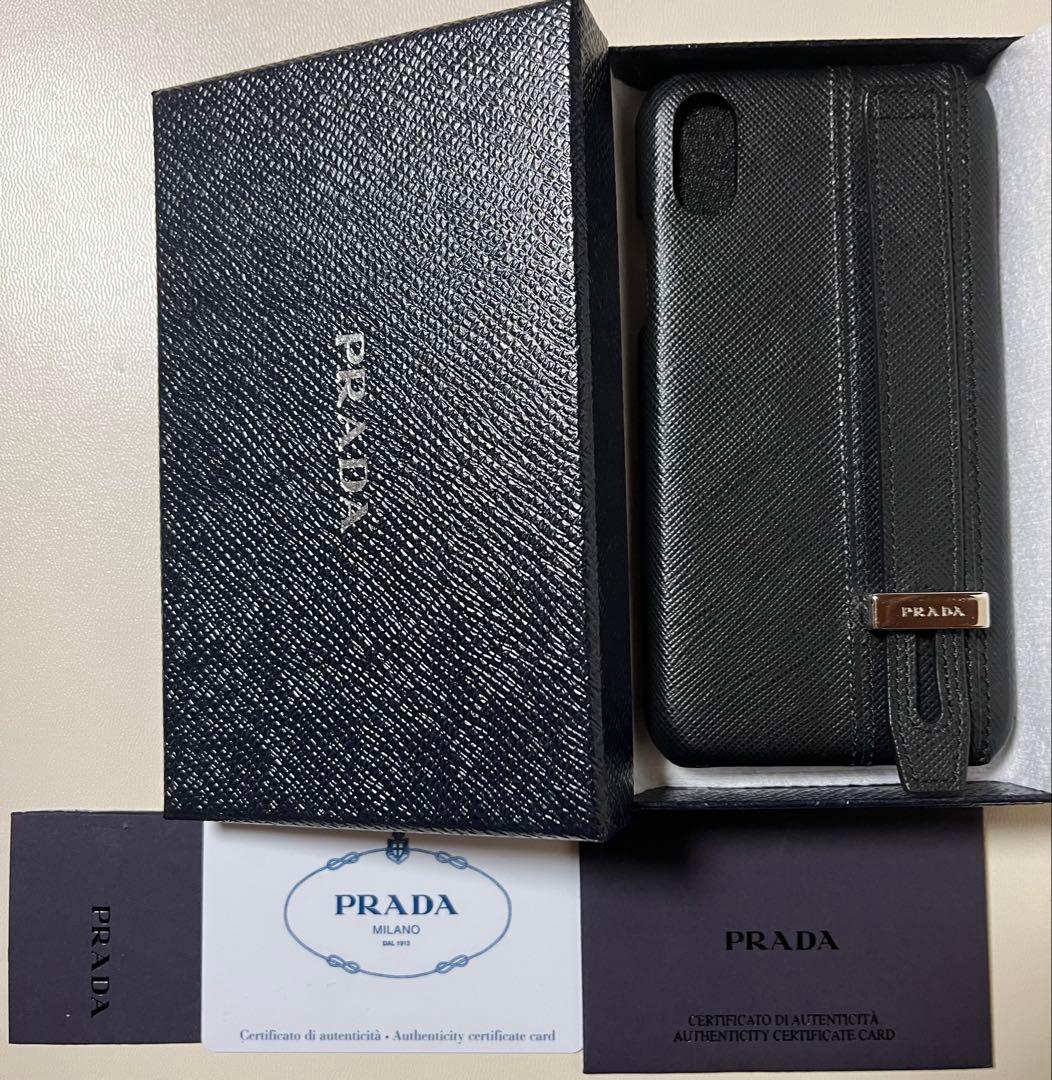 【新品】プラダ★サフィアーノiPhoneケース★PRADA SAFFIANO★黒