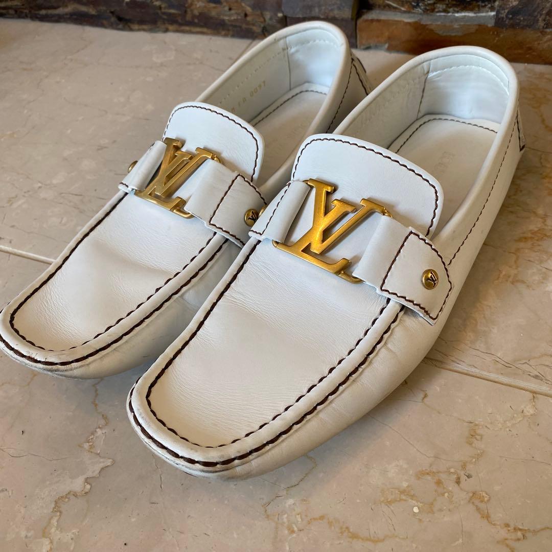 ルイヴィトン 本革 ドライビングシューズ モンテカルロライン 阪急メンズ館購入