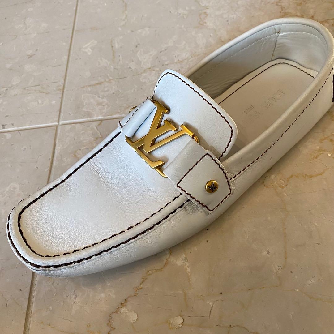 ルイヴィトン 本革 ドライビングシューズ モンテカルロライン 阪急メンズ館購入