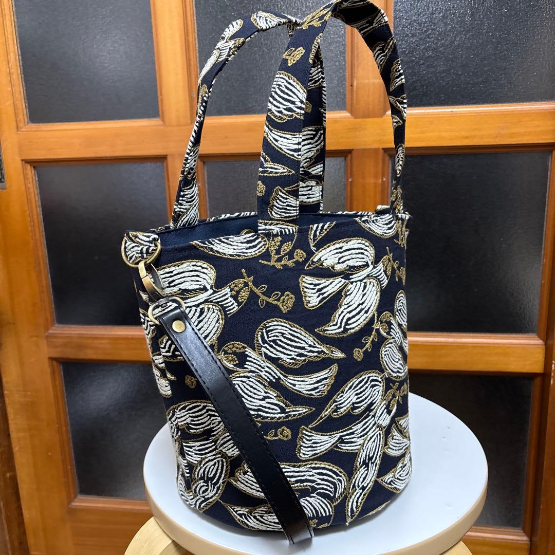 ミナペルホネンfollowing day丸底トートバッグミニ