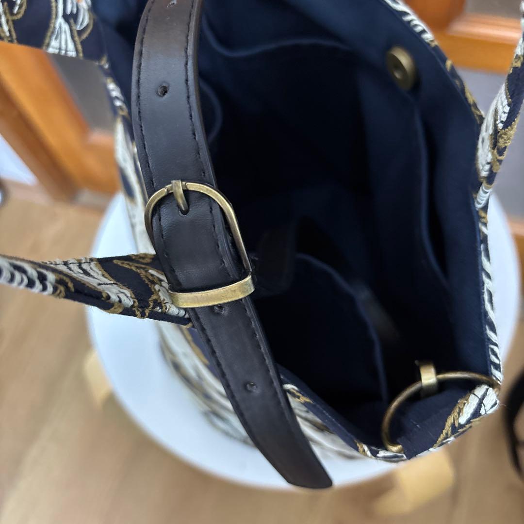 ミナペルホネンfollowing day丸底トートバッグミニ