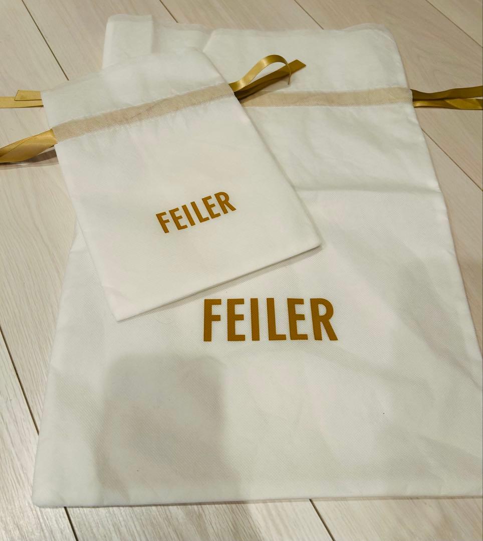 【新品・ギフト袋付】フェイラー シュタイフコラボ　テディベア・ ハンカチセット