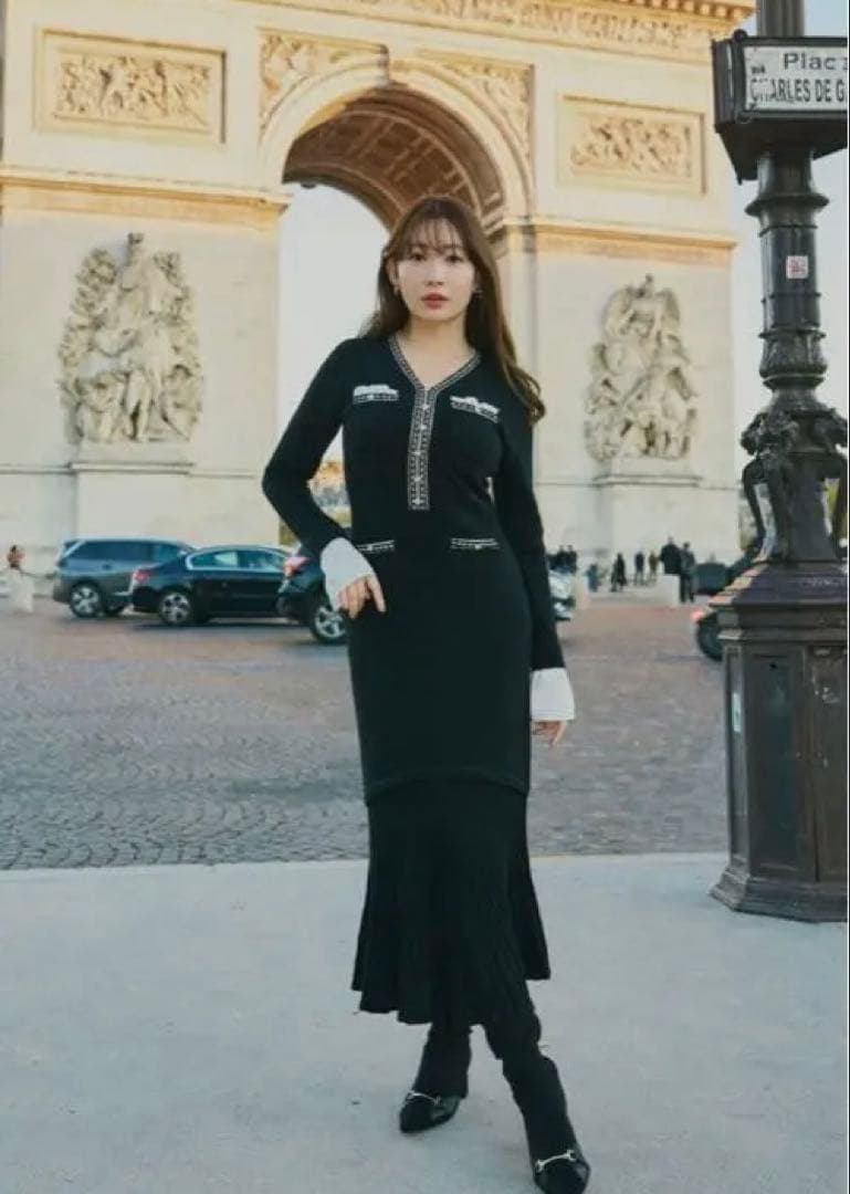 Herlipto Isaline Long Knit Dress ハーリップトゥ