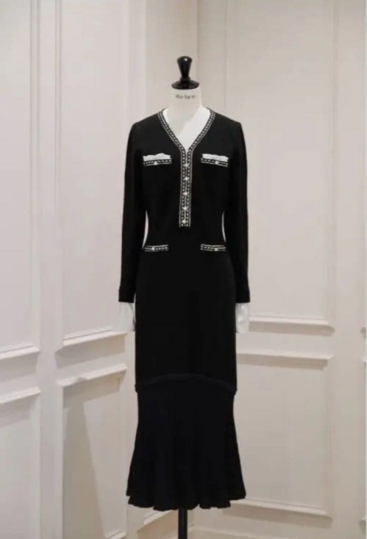 Herlipto Isaline Long Knit Dress ハーリップトゥ