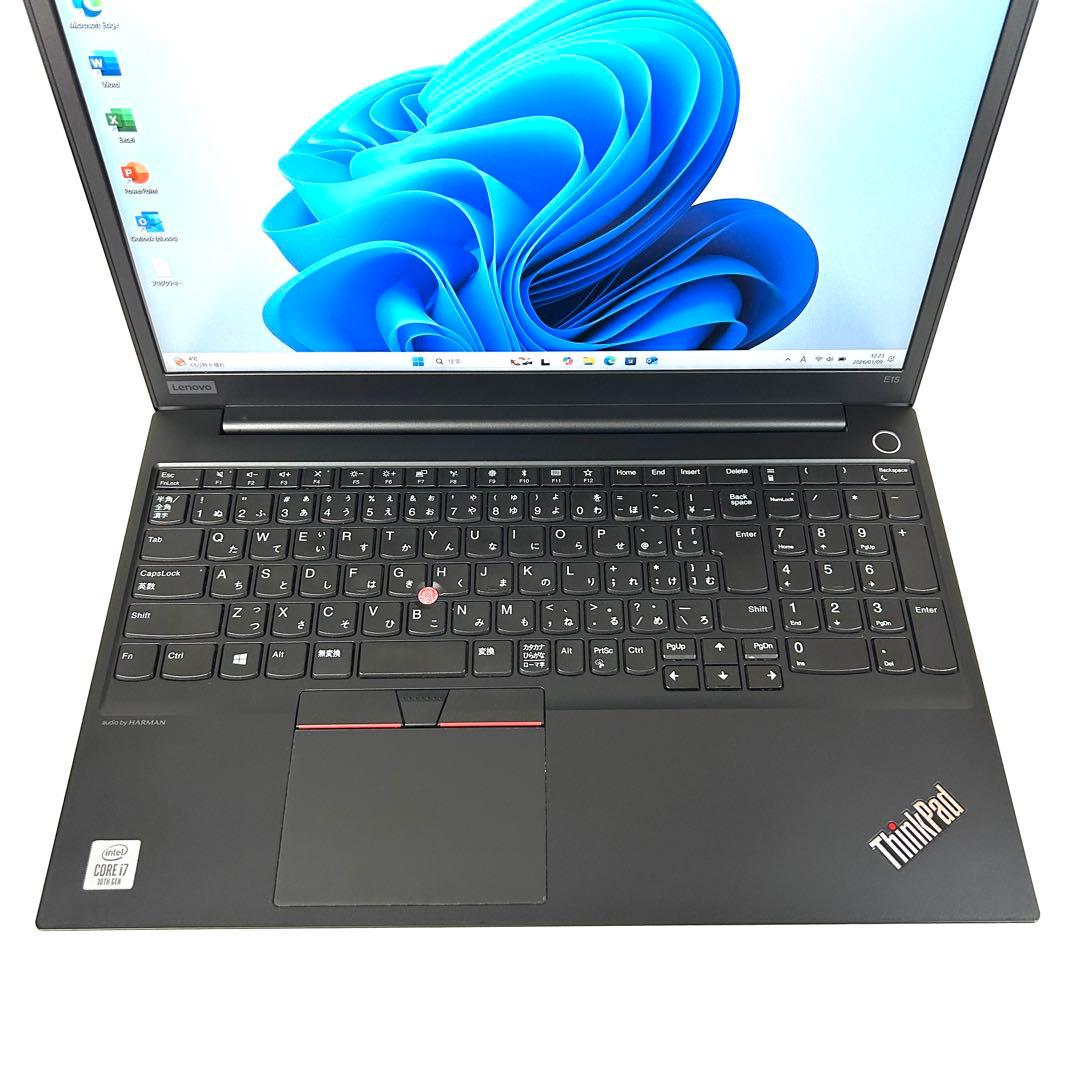 美品 Lenovo ThinkPad E15 i7 16GB バッテリー良好