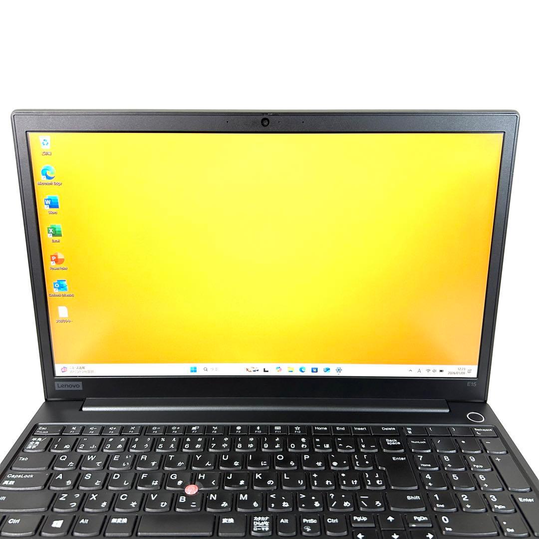 美品 Lenovo ThinkPad E15 i7 16GB バッテリー良好