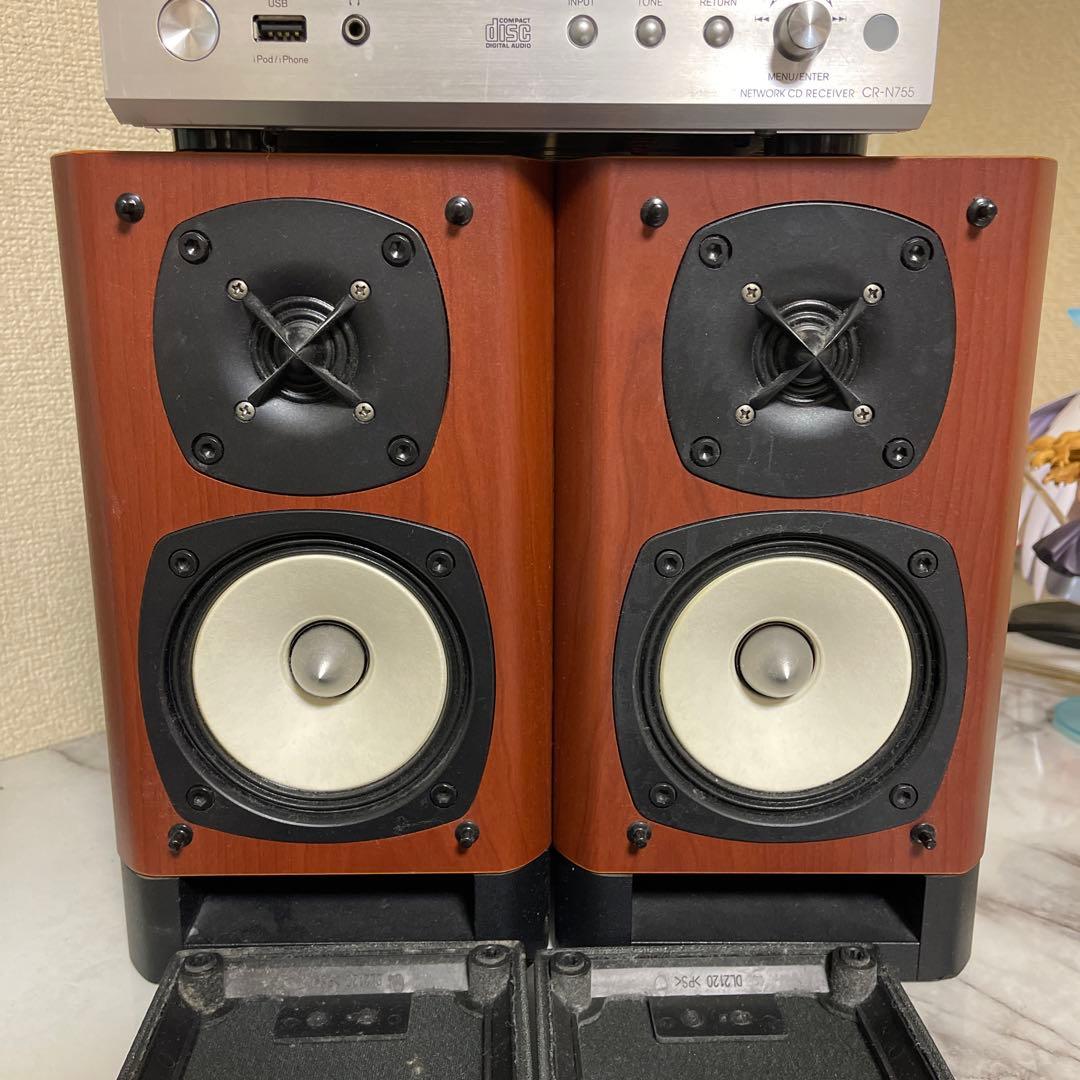 スピーカー・ウーファー ONKYO CR-N755 & D-55EX & RC-850S & UBT-1