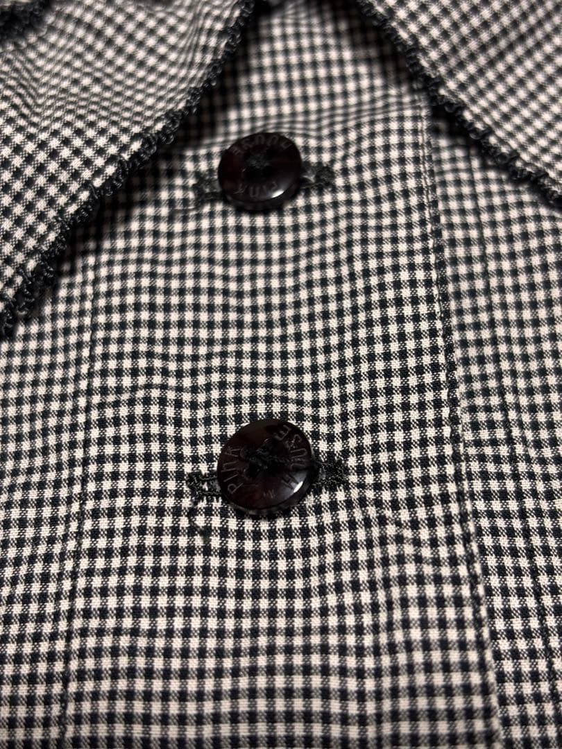 〔ビンテージ〕PINK HOUSE チェック柄 半袖ワンピース