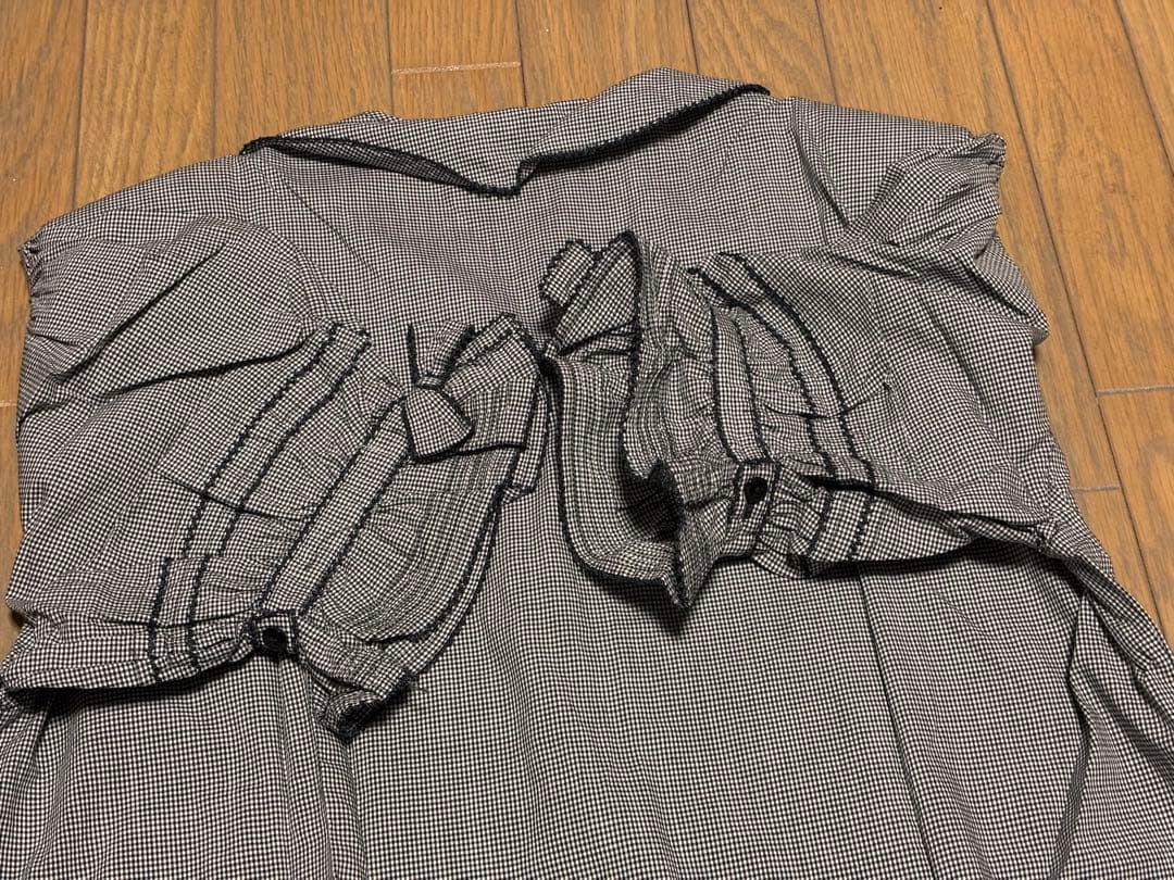 〔ビンテージ〕PINK HOUSE チェック柄 半袖ワンピース