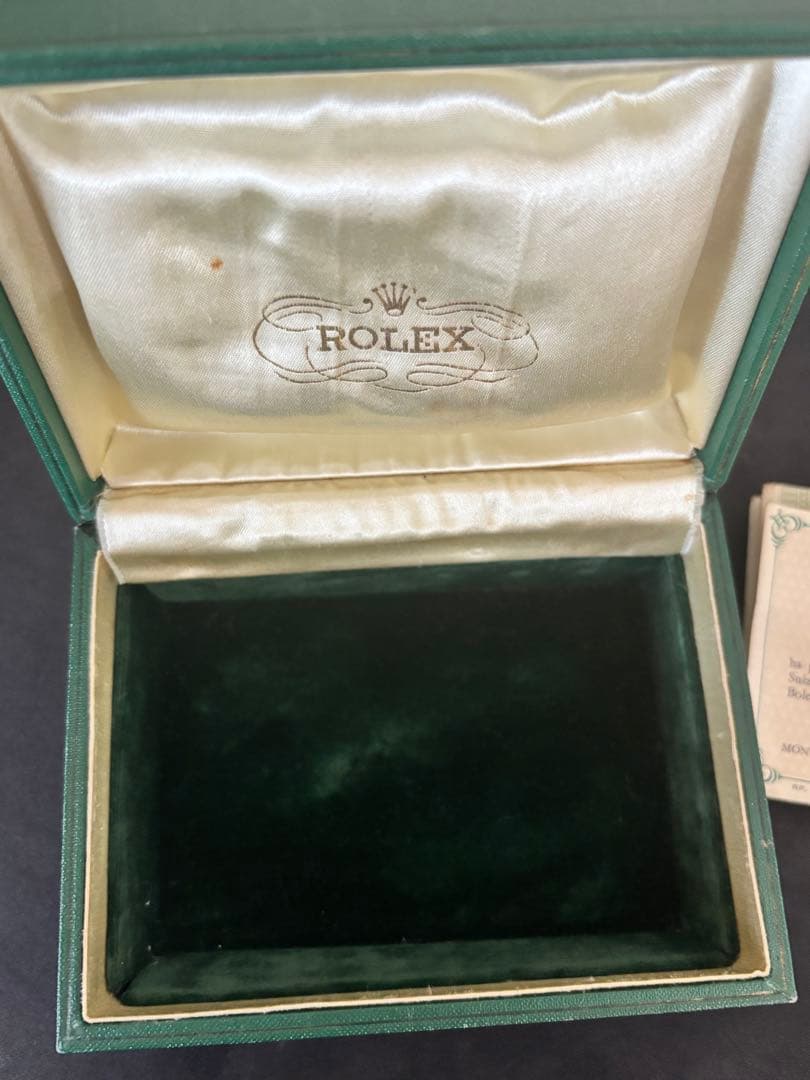 1960年代 ROLEX アンティークボックス 証明書付き 空箱　ロレックス