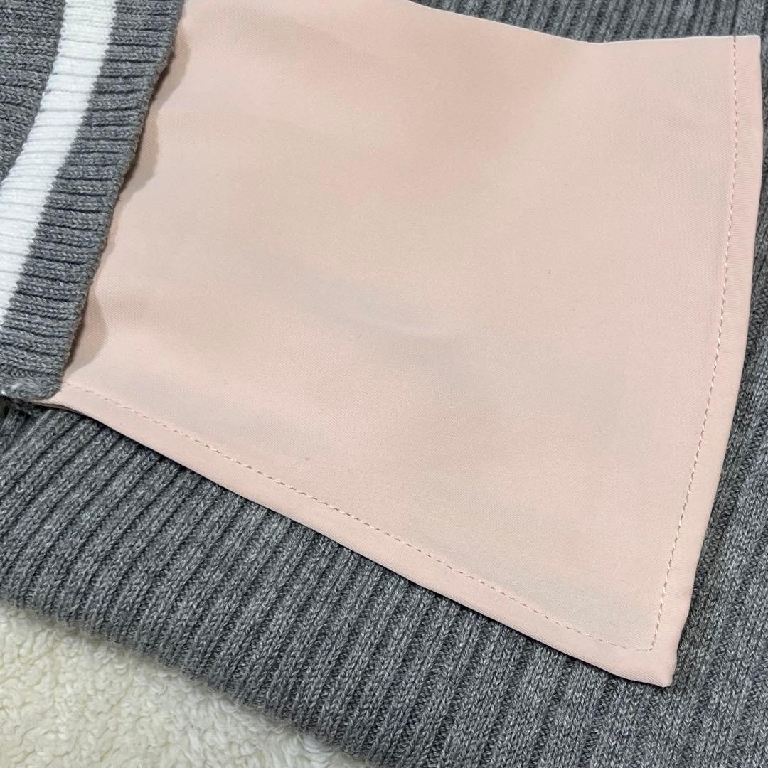 LIP SERVICE シャツドッキングプリーツワンピース　ピンク