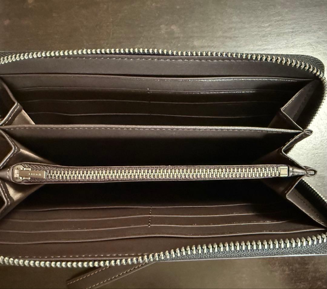 Coach レオパード柄 長財布