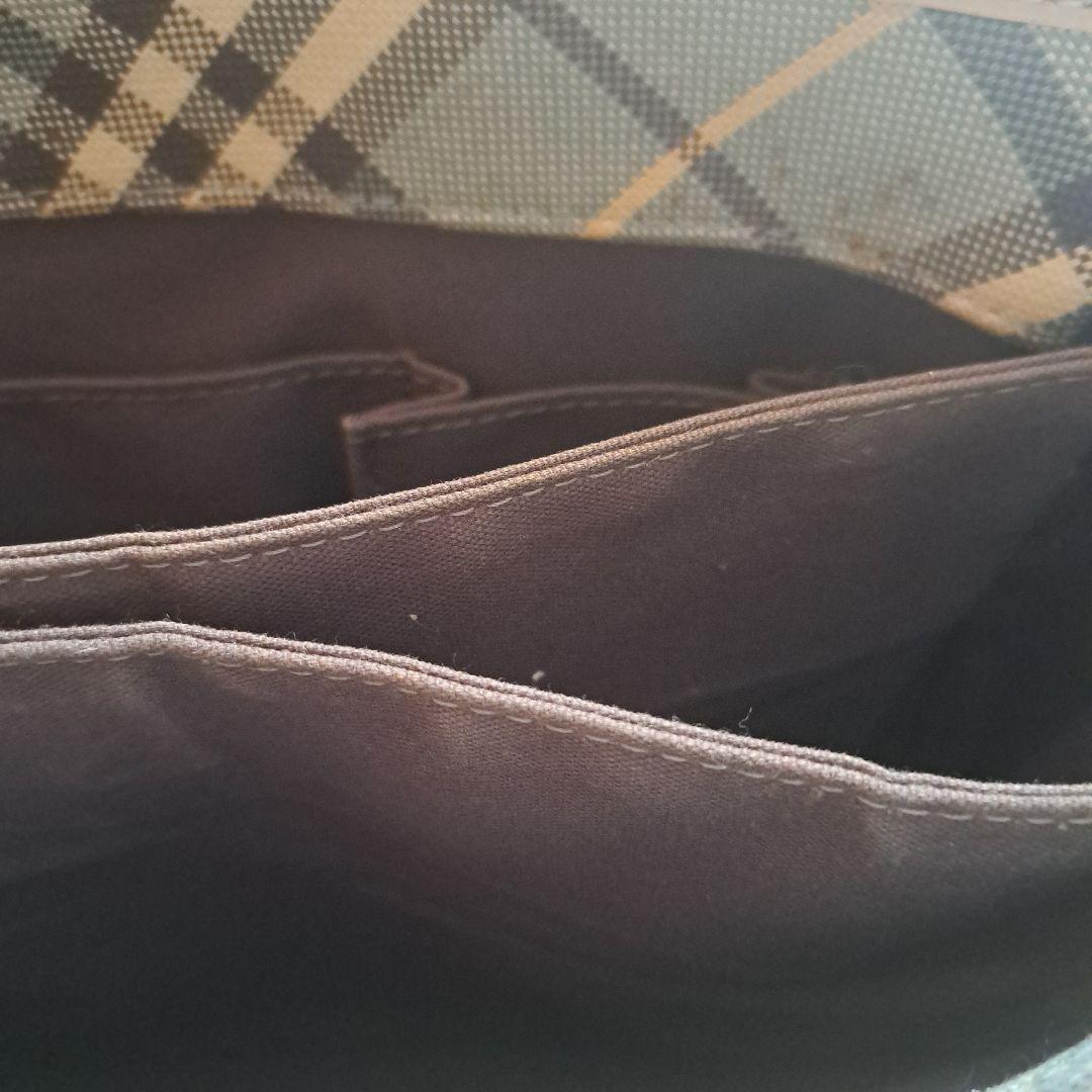 Burberry チェック柄 ビジネスバッグ