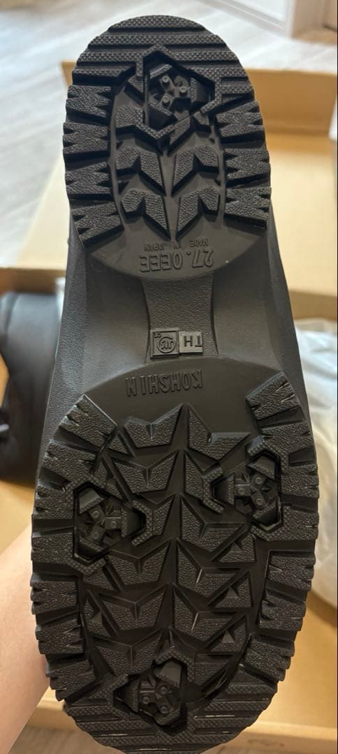 【新品・未使用】弘進ゴム　防寒安全長靴 27.0(LL)