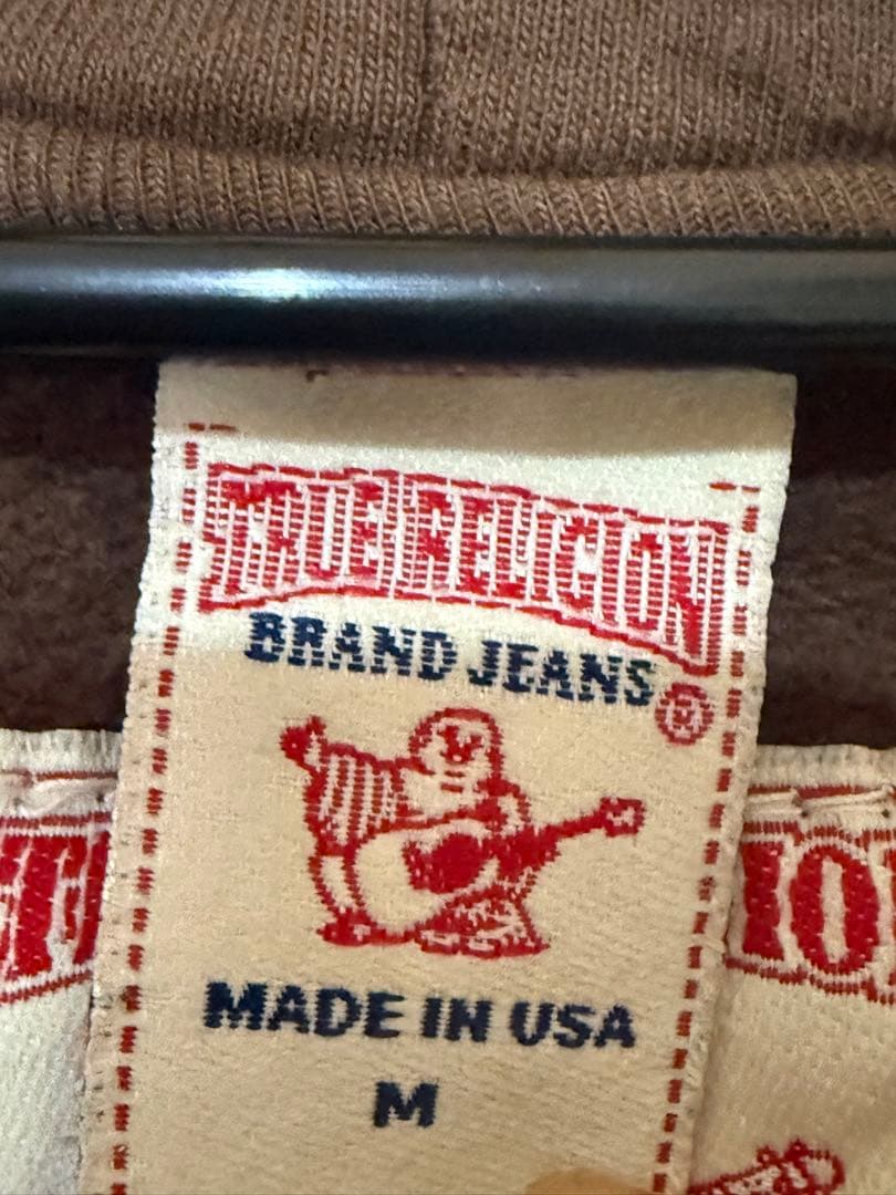 USA製 TRUE RELIGION スウェット ジップアップ パーカー