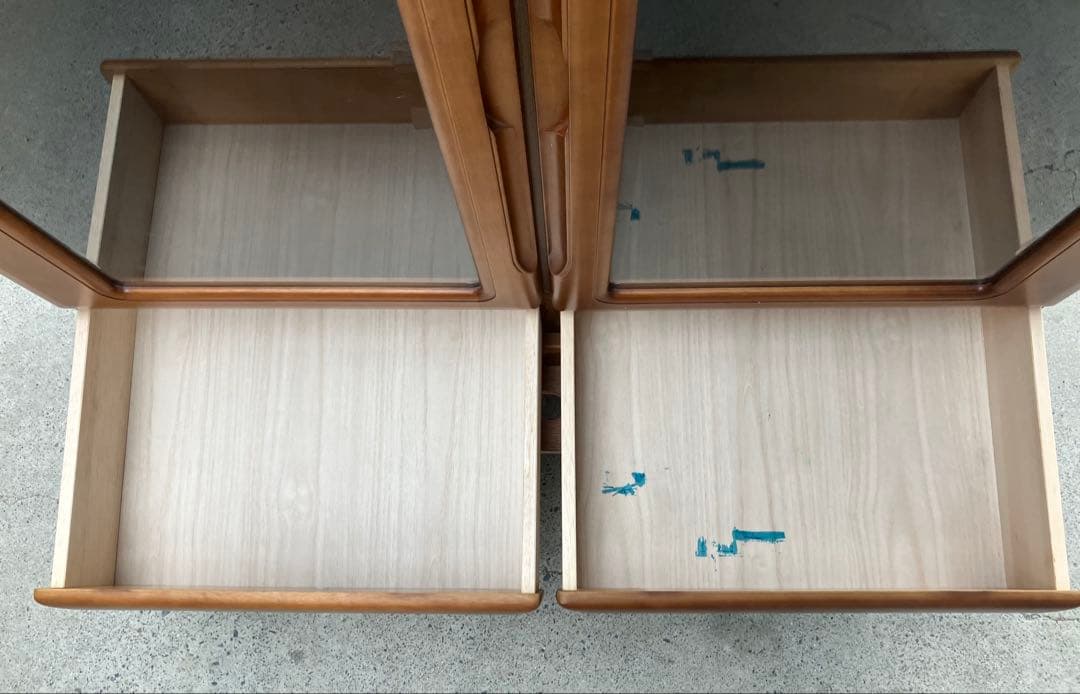 木製 飾り棚 キャビネット 102cm幅