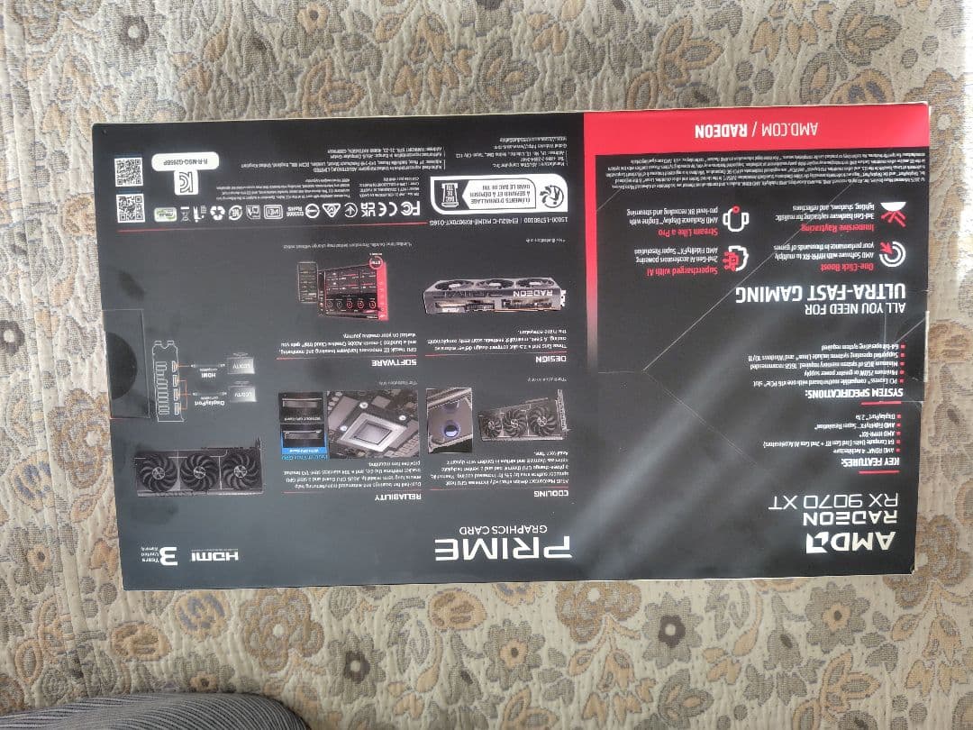 美品ASUS Radeon RX 9070 XT 16GB OC