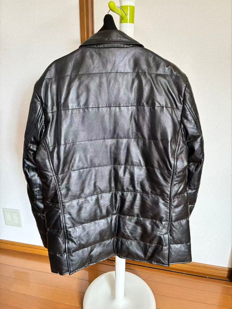 羊革ダウンブレザー