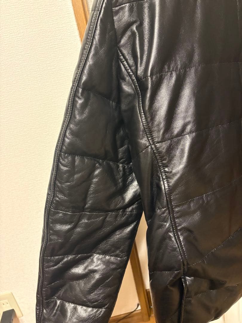 羊革ダウンブレザー