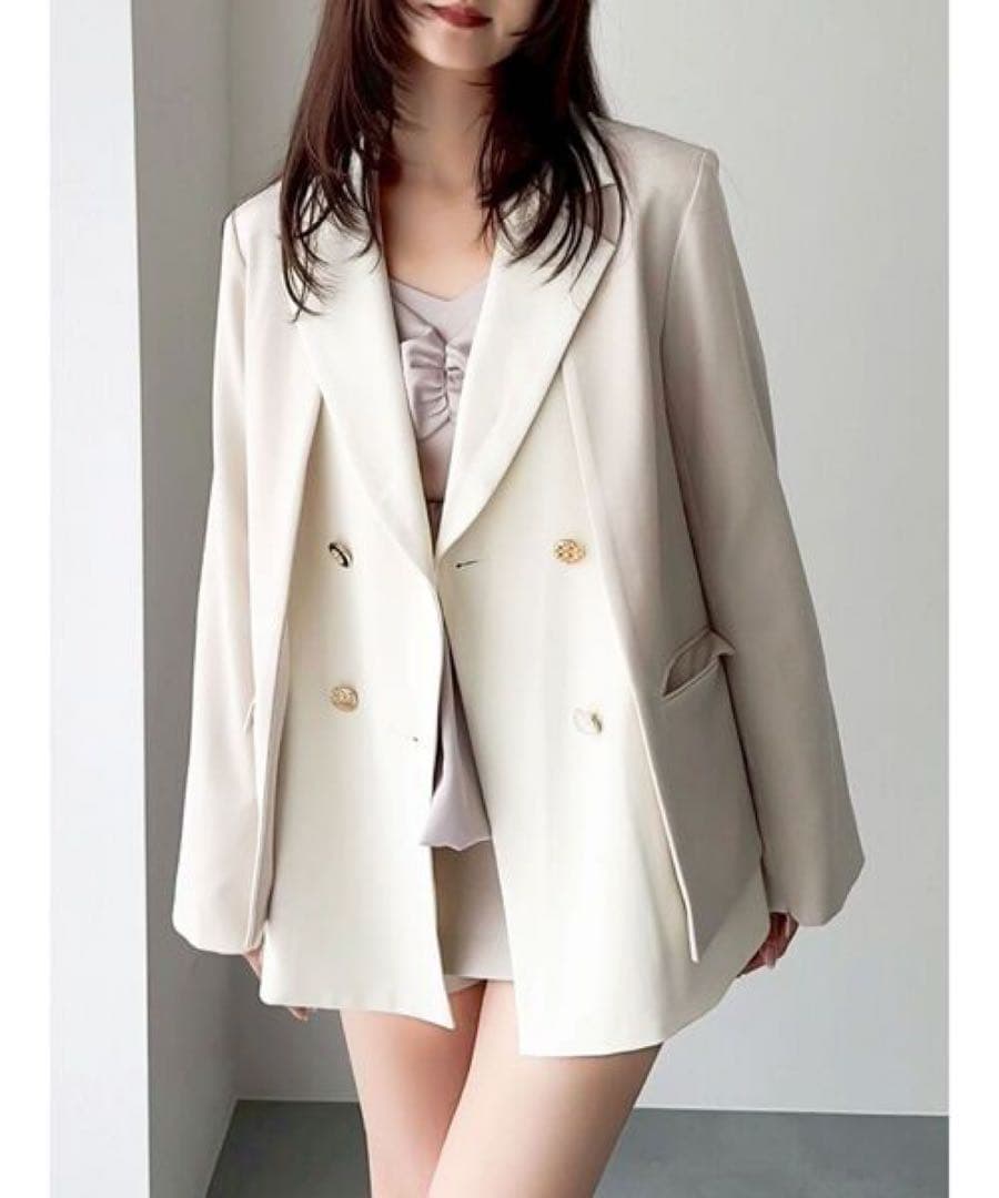 dazzlin ダブルボタンテーラージャケット