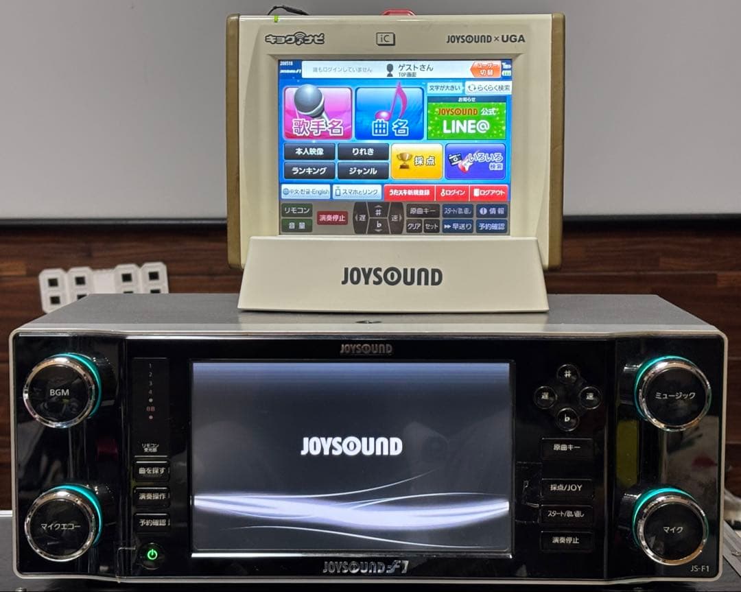 動作品！JOYSOUND F1 本体+キョクナビJR-300