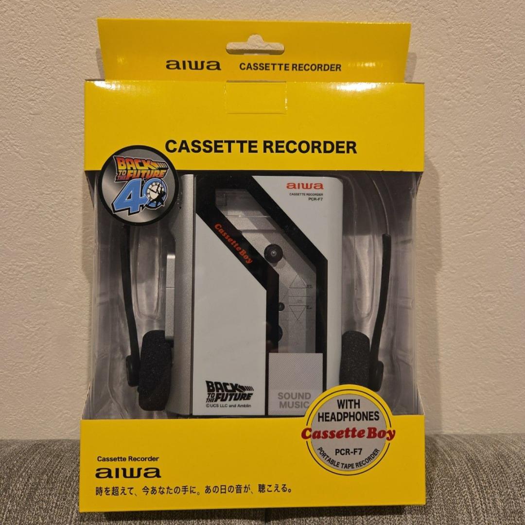 バックトゥザフューチャー aiwa ポータブルカセットプレーヤー PCR-F7