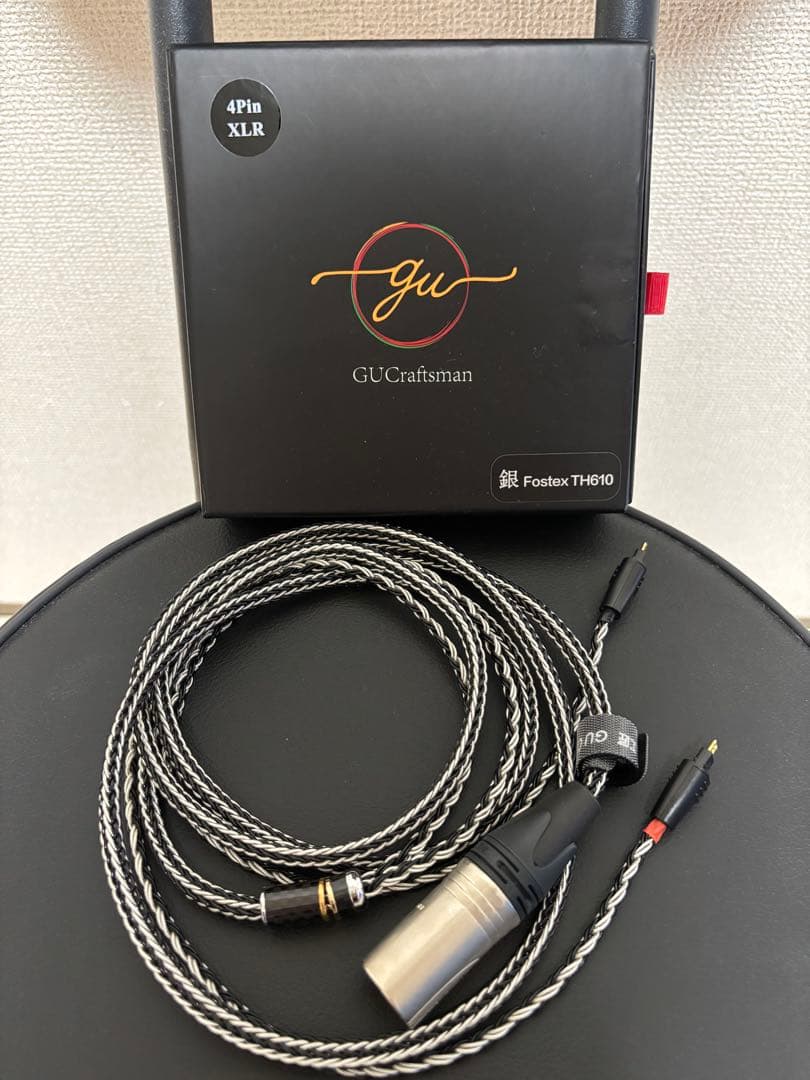 GUCraftsman 16株7N単結晶銅+7N単結晶銀混合編組バランスケーブル