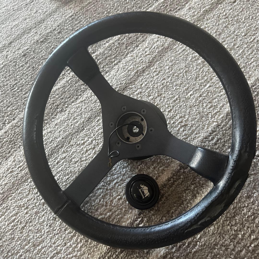 JA11 ジムニー　純正　オプション　momo 純正ステアリングボス付