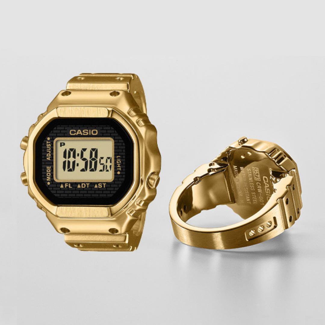 時計 CASIO RING WATCH CRW-001G-9JR