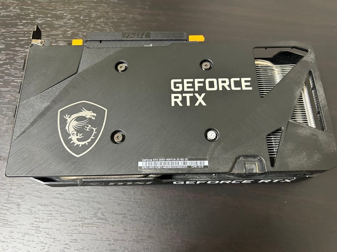 グラフィックボード・グラボ・ビデオカード MSI GeForce RTX 3050 VENTUS 2X 8G OC