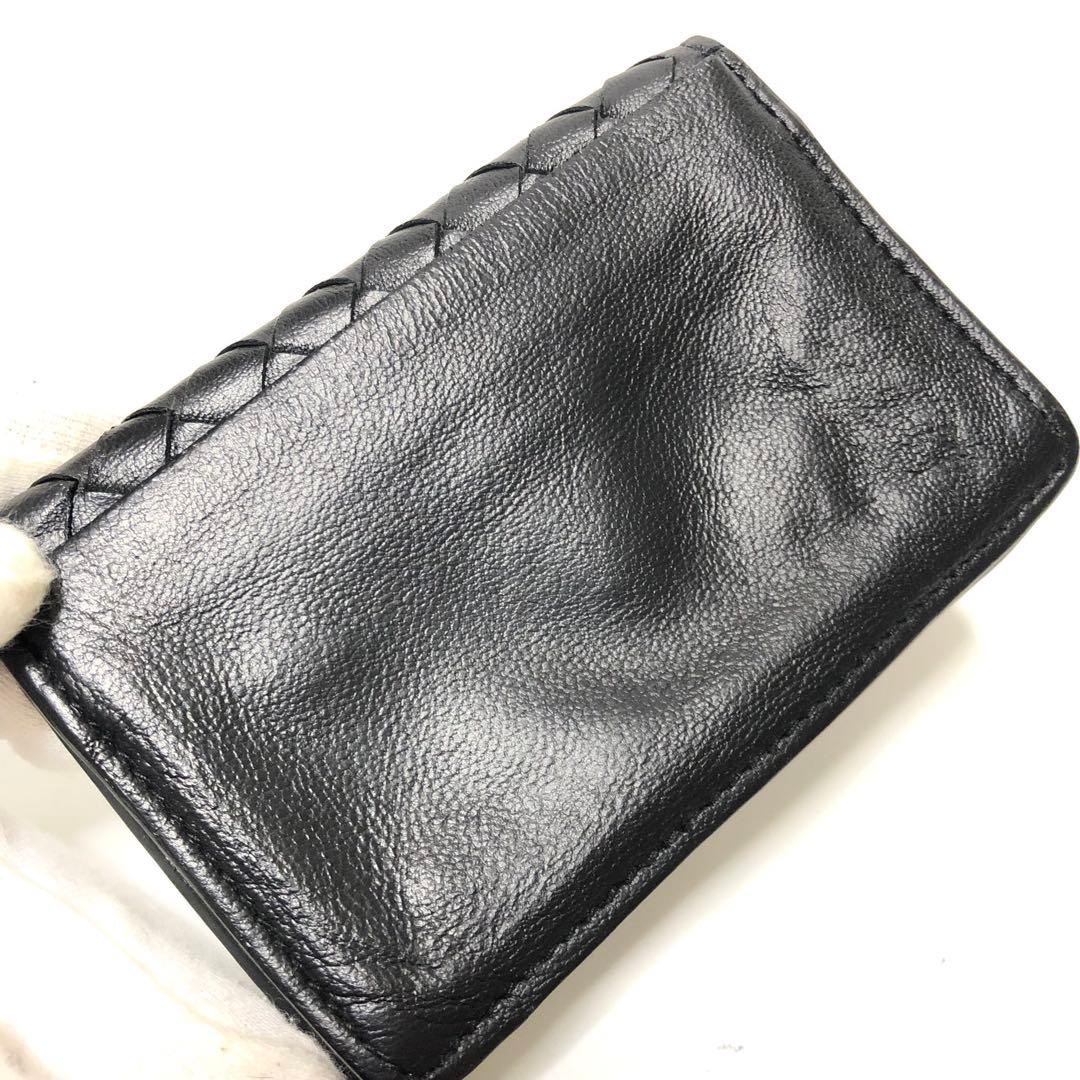 【美品】ボッテガヴェネタ　イントレチャート　カードケース　名刺入れ