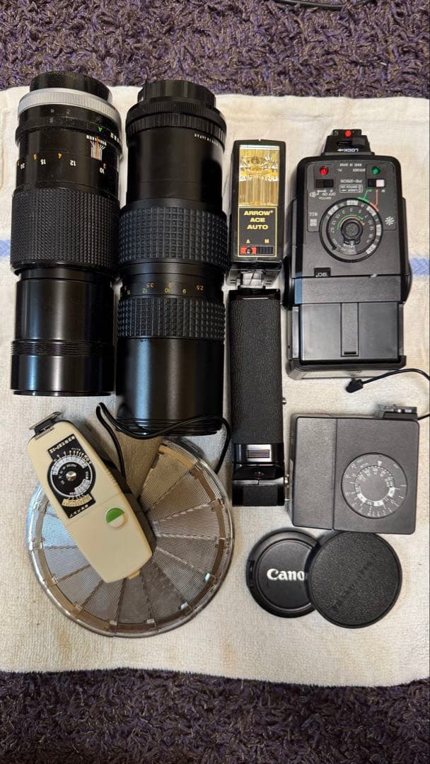 カメラセット：Canon, Sony, Bell & Howell